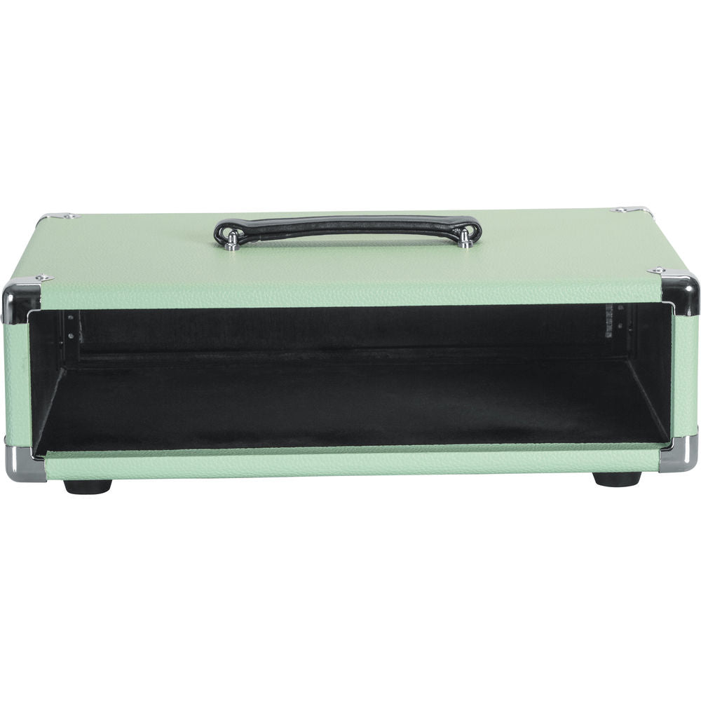 Gator Vintage Amp Vibe Rack Case (2U) - Seafoam Green