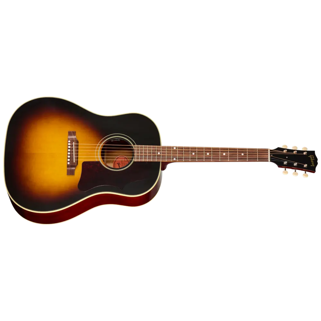 Gibson J-45 60s Original Acoustic-Electric Guitar with Hardshell Case (Vintage Sunburst)