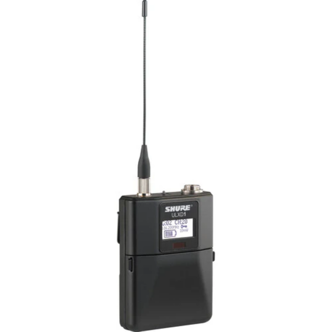 Shure ULXD1 Digital Wireless Bodypack Transmitter with 3-Pin LEMO (G57: 470 to 608 MHz)