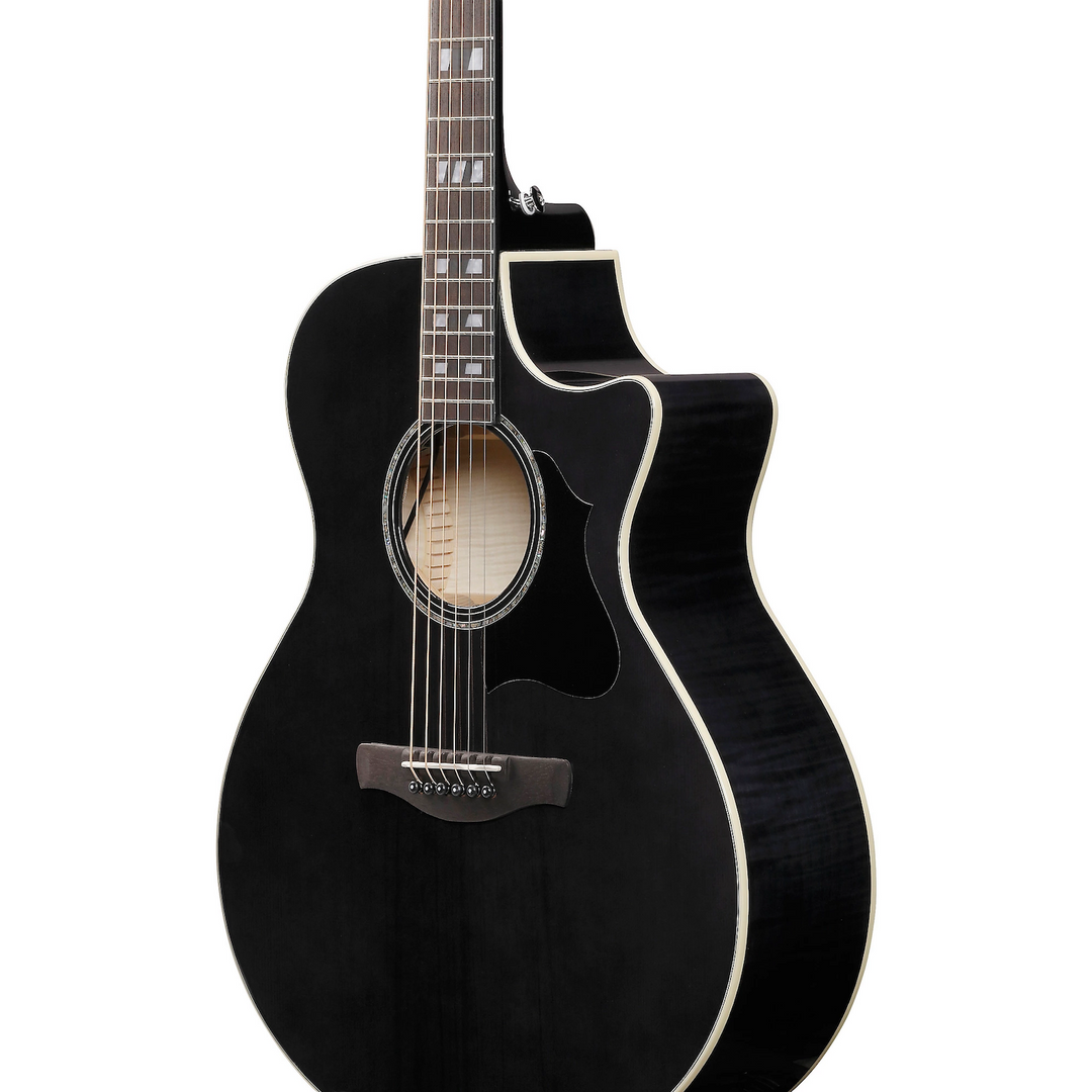 Ibanez AE170TBK AE Acoustic Electric Guitar Transparent Black High Gloss