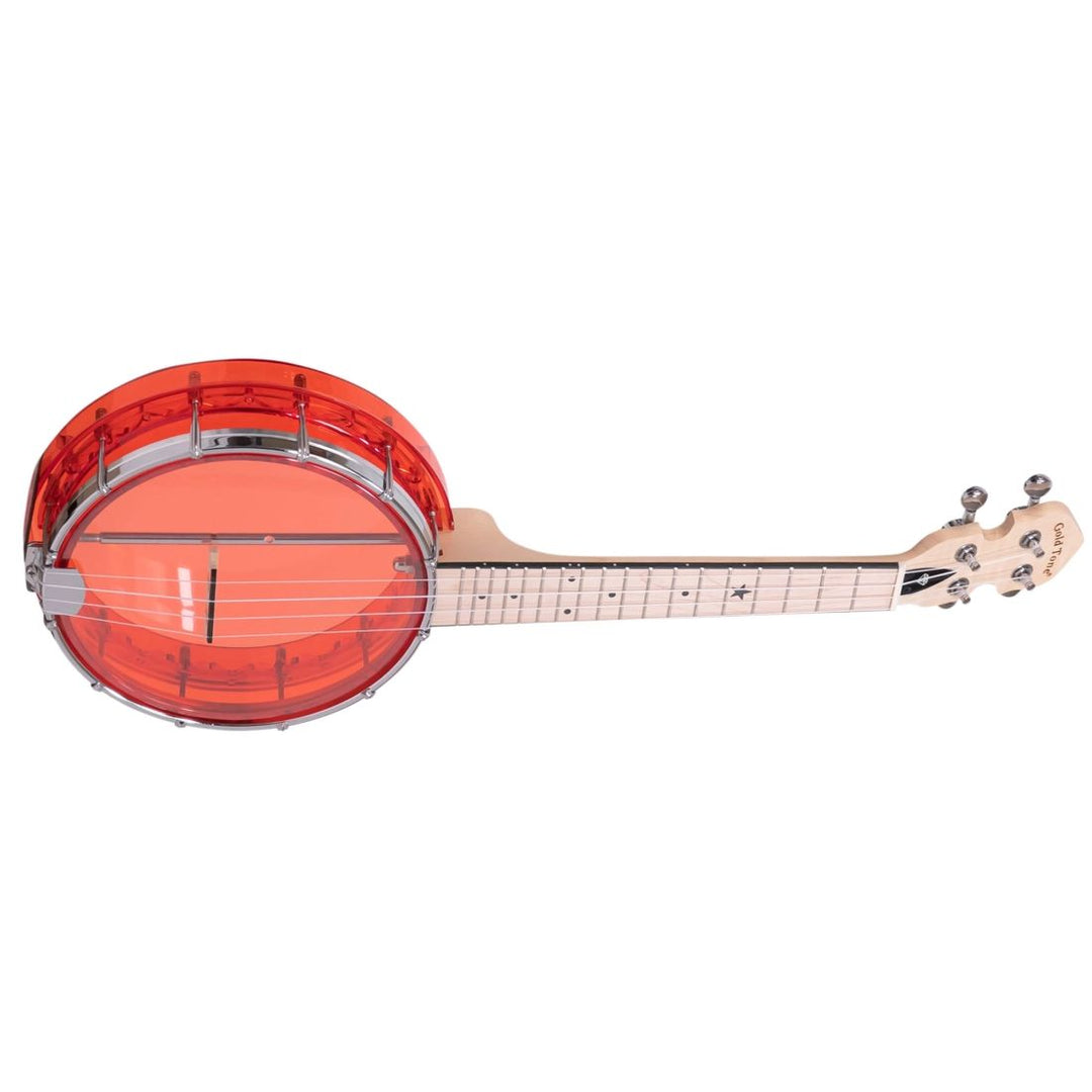 Gold Tone Little Gem See-Through Banjo-Ukulele - Ruby
