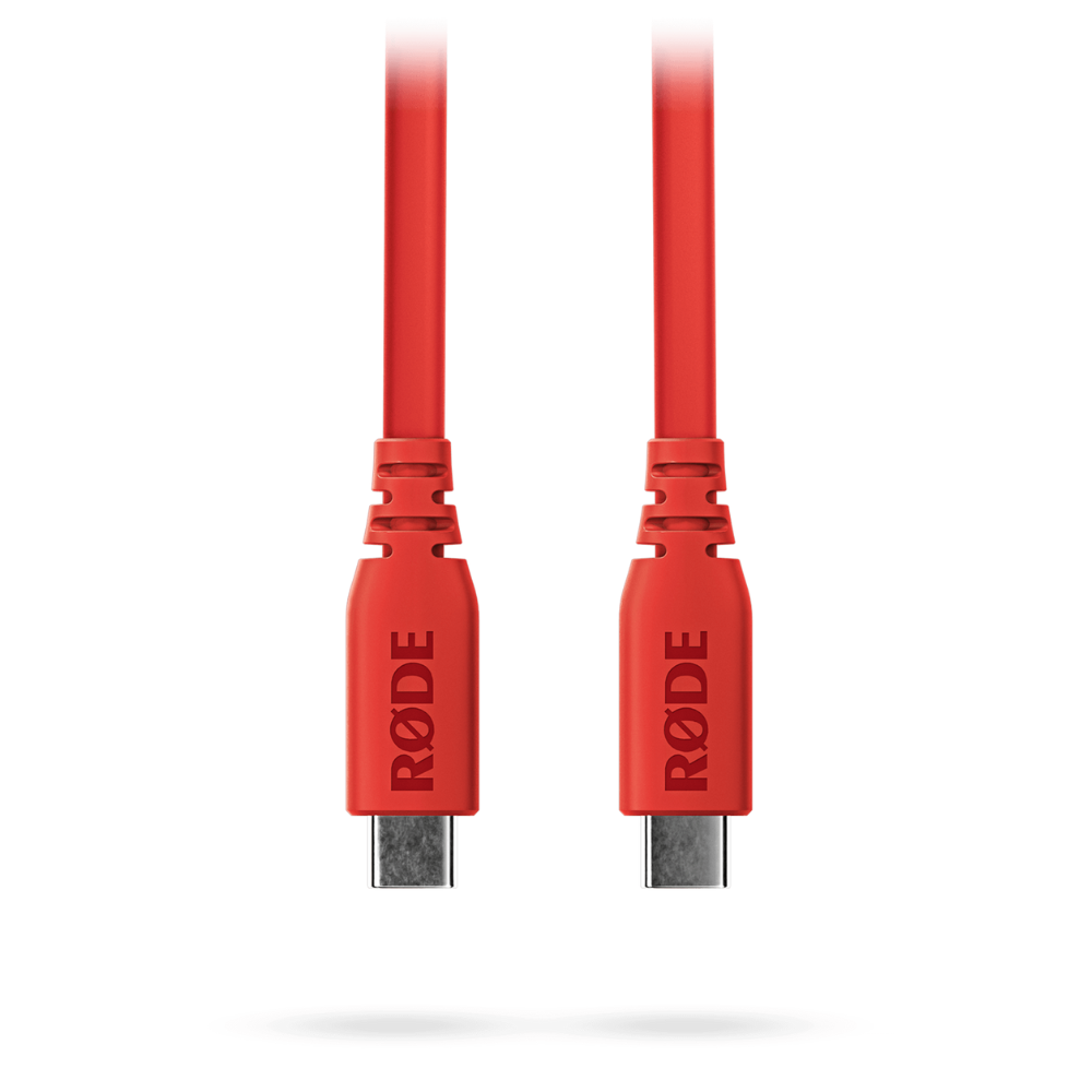Rode Microphones SC17-R High-quality, 1.5m-long USB-C to USB-C cable - Red