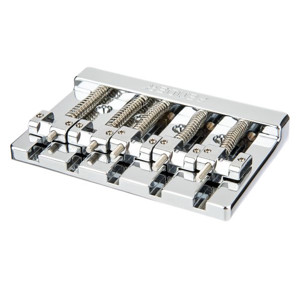 Fender HiMass 5-String Bass Narrow Bridge Assembly With Brass Saddles - Chrome