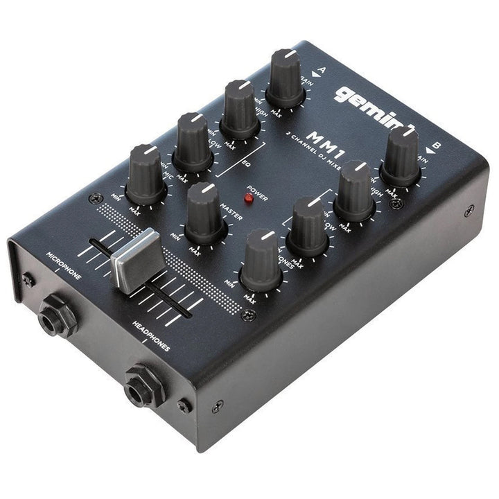 Gemini MM1 2-Channel Analog DJ Mixer