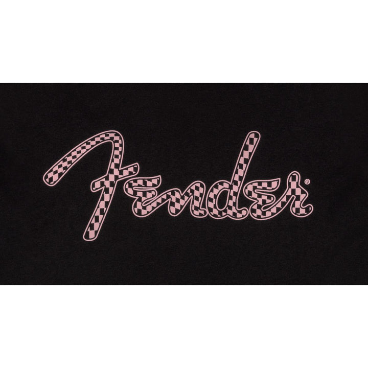 Fender  Fender® Spaghetti Logo Wavy Checker Tee - Pink Checker L