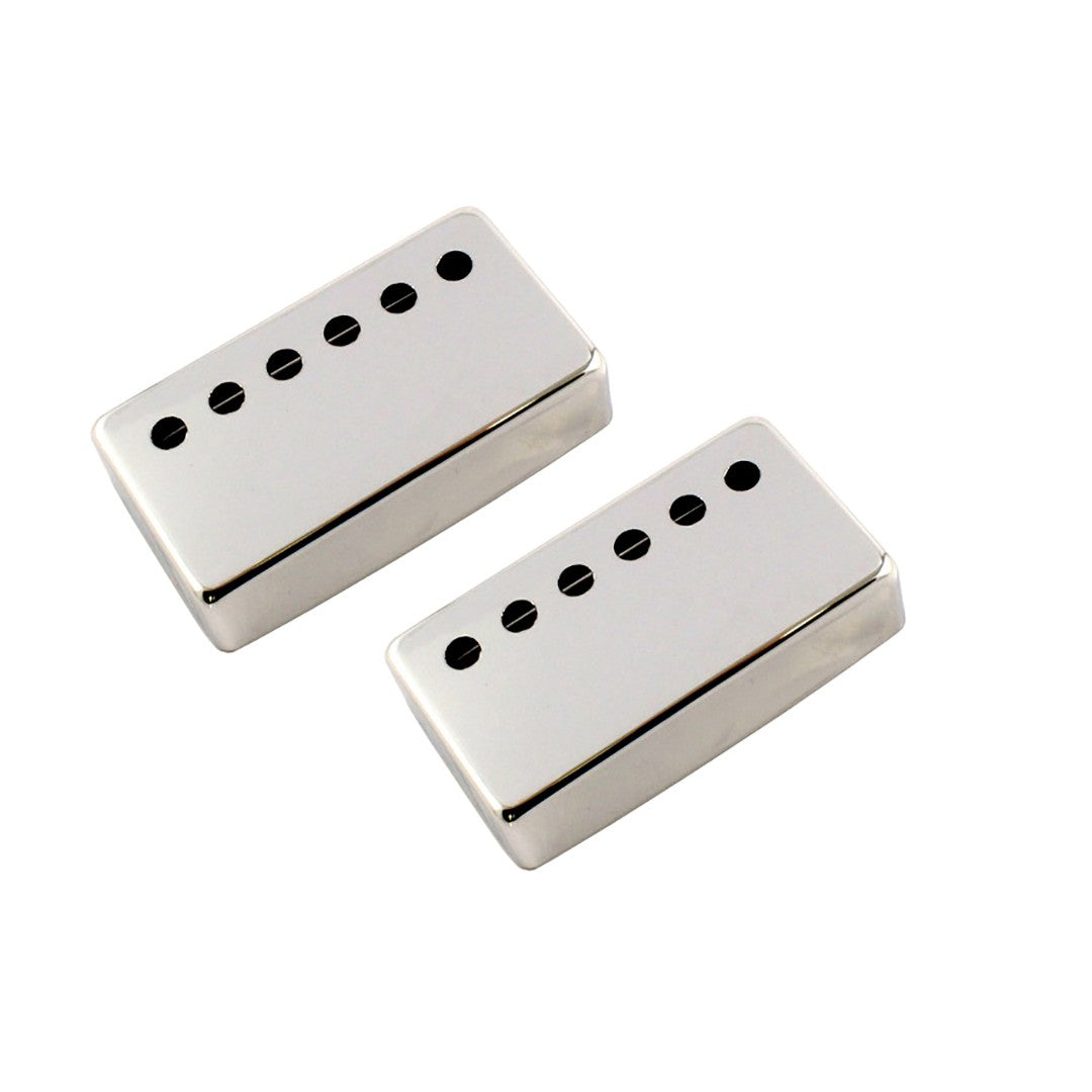 Allparts PC-0300-B01 49.2mm Nickel Humbucking Pickup Cover Set (Neck & Bridge) - 10 Sets Bulk Packed