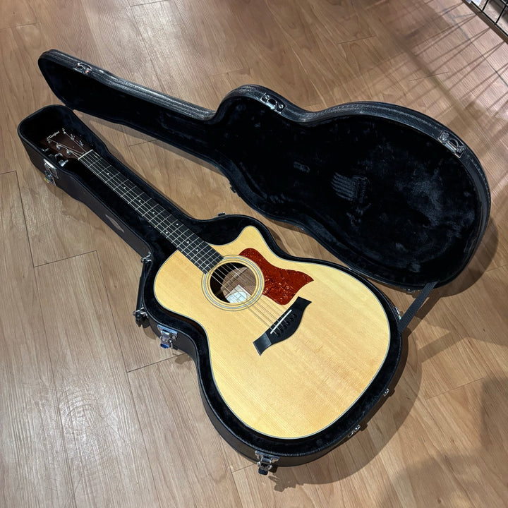 Taylor - 314 CE w/ DLX Taylor Archtop Hard Shell Case (Natural -2012) - USED