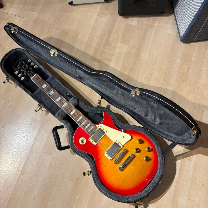 Epiphone - Les Paul STD FM Top - Cherry  Sunburst w/ HD Case (1998) - USED