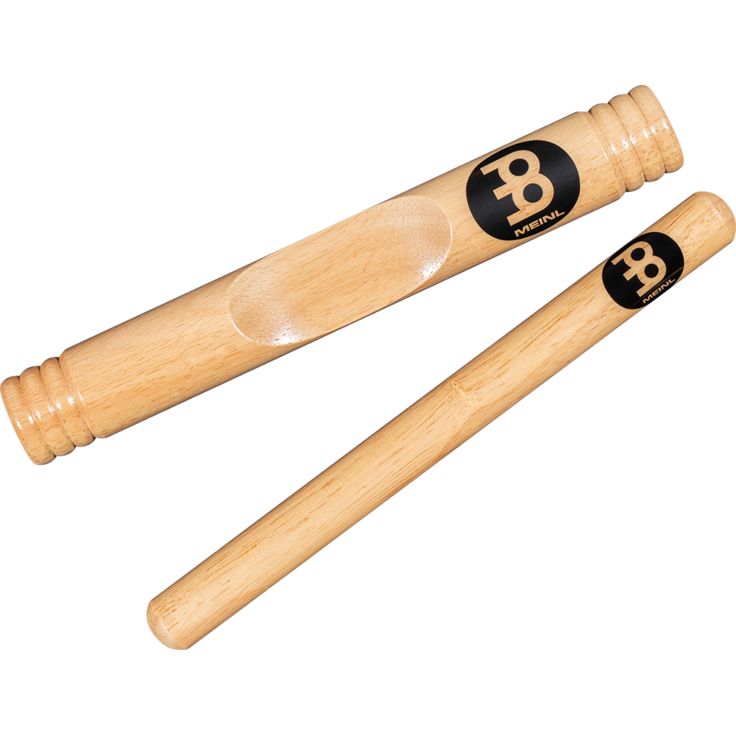Meinl Percussion Wood Claves African Solid Hardwood