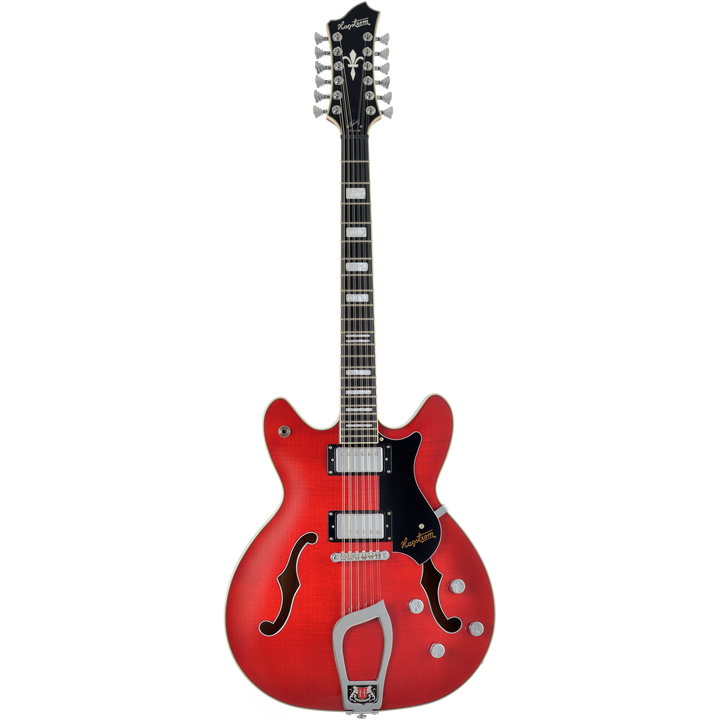 Hagstrom Vidlx12-wct Viking Dlx Electric Guitar - Wild Cherry Trans