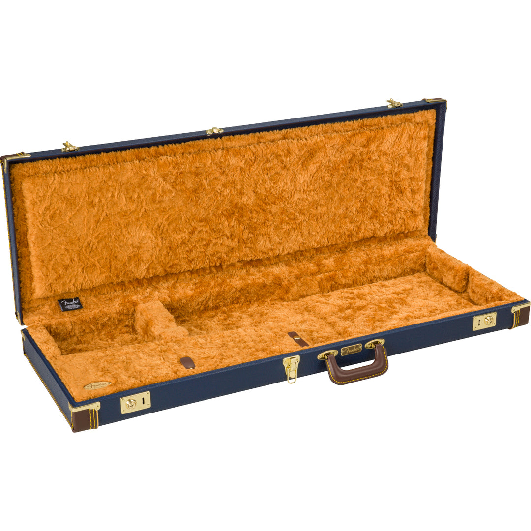 Fender Classic Series Wood Strat/Tele Guitar Case - Navy Blue