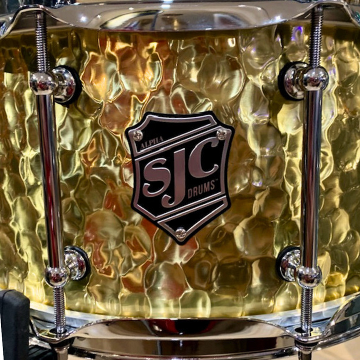SJC Drums Alpha Brass Metal Snare Drum 6.5x14