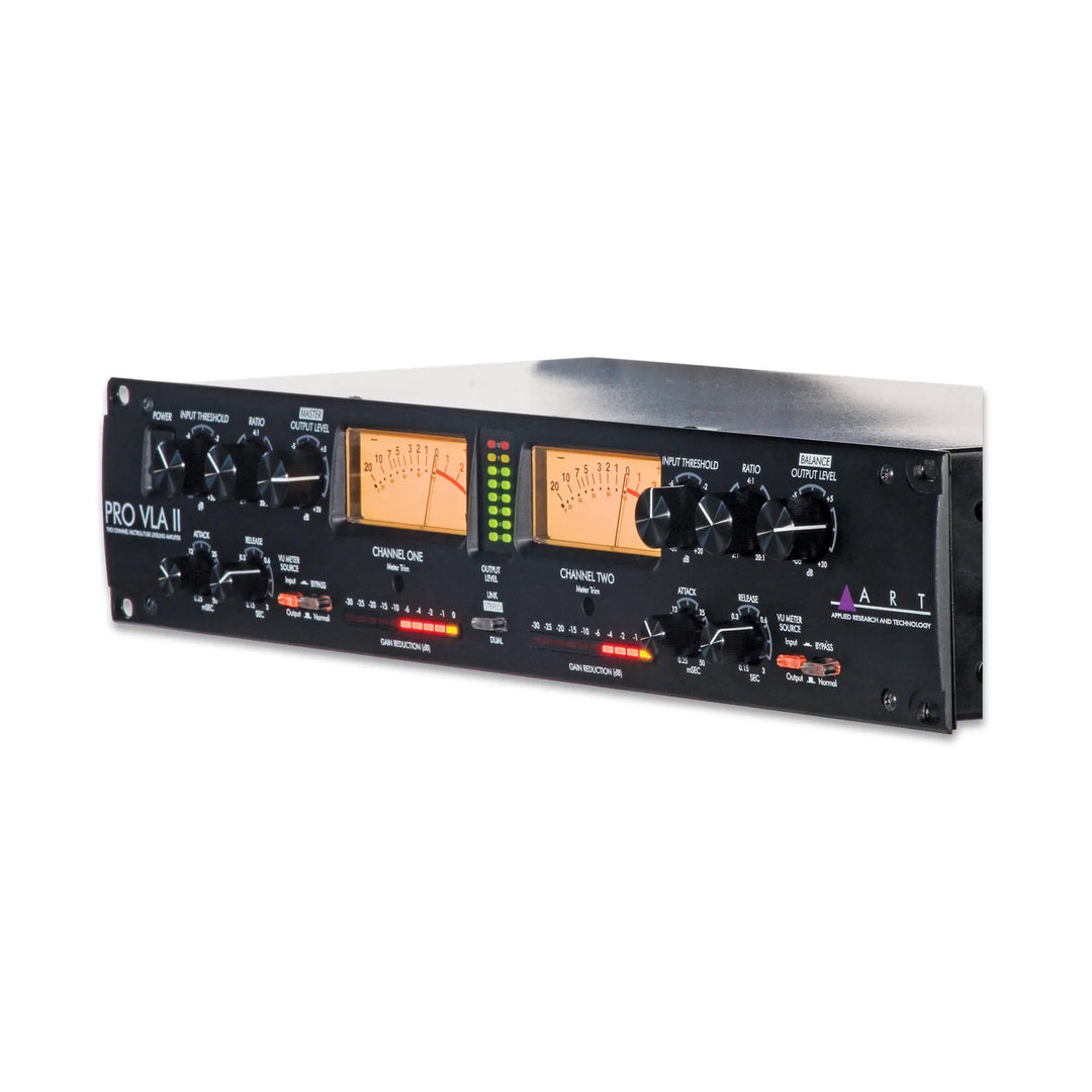 The ProVLA II is a tube driven Vactrol-based Compressor / Leveling amplifier designed to excel in any professional audio environment. Superior performance and an incredible tone makes the ProVLA II and indispensable tool for tracking, mixing, mastering, dynamic control of live sound sources or for use in broadcast audio.
