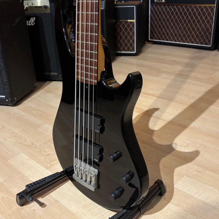 Godin - BG5  EMG Active Loaded 5 String Bass w/ Godin Hard Shell Case ( Black-1999) - USED