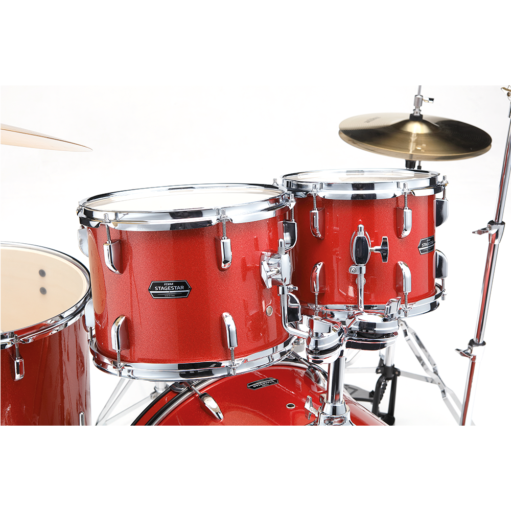 TAMA ST52H5CCDS STAGESTAR 5-piece complete kit with 22" bass drum - Candy Red Sparkle