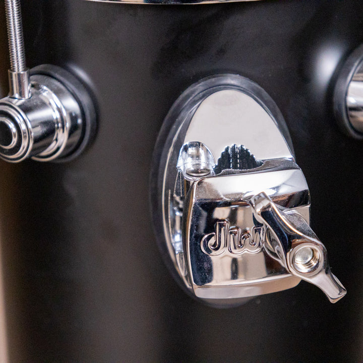 DW Design Series Rata Tom 12x6 Acrylic - Satin Black Acrylic