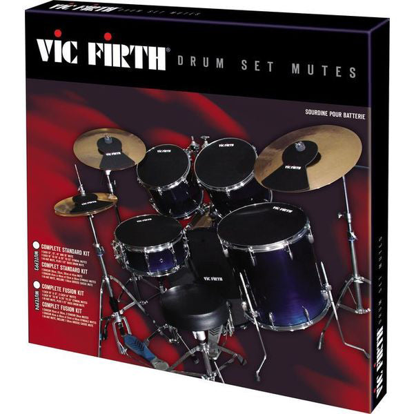 Vic Firth MUTEPP3 Mute Pre-pack STAGE 22''/12''/13''/16''/14''/HH/Cym(2)