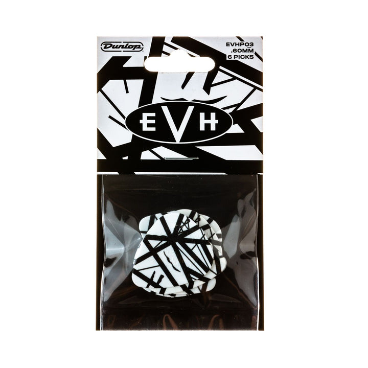 Dunlop EVH B&W guitar pick 6/pk