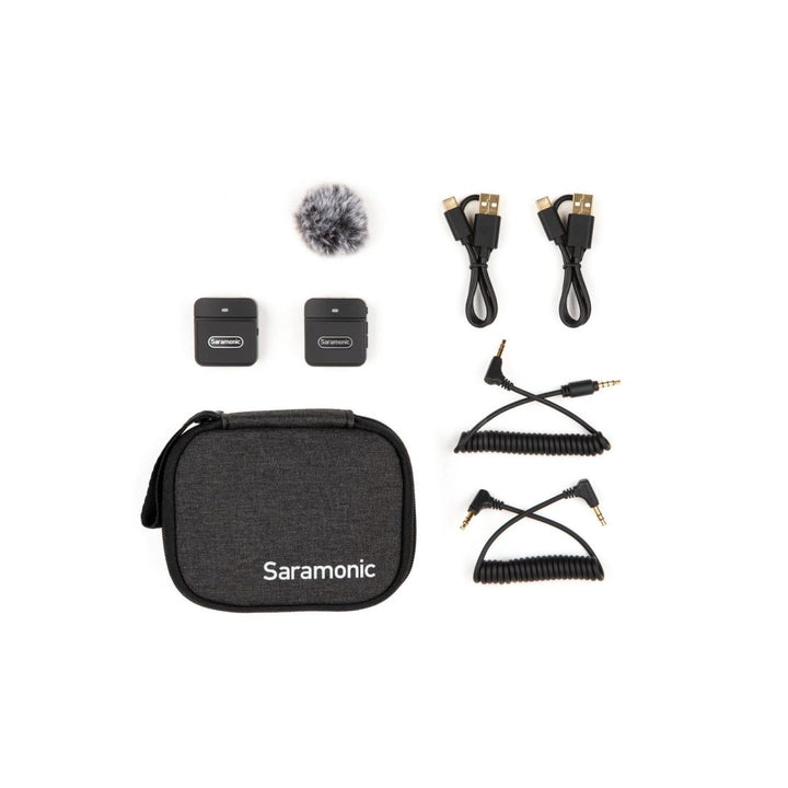 Saramonic Blink100 B1 Ultra-Portable Clip-On Wireless Microphone System for Cameras and Mobile Devices
