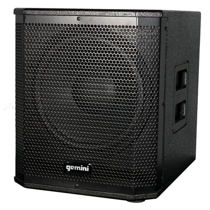 Gemini LRX-448 Line Array PA Speaker System - 4x 4.5” Quad Array Speakers & 12” Subwoofer w/ Stands