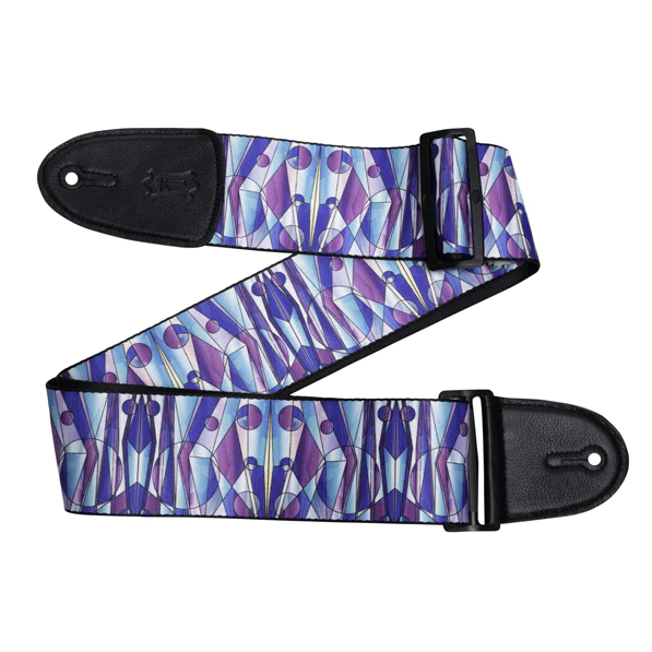 Levy's MP3SG-005 Stained Glass Guitar Strap - Kaleidoscope