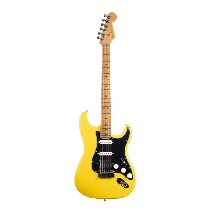 Fender Dealer Exclusive American Ultra II Stratocaster HSS Roasted Maple Fingerboard Electric Guitar (Graffiti Yellow)