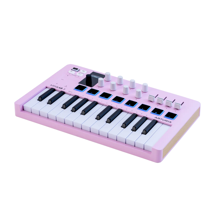 Arturia MINILAB3RQ LTD 25-Key MIDI Controller w/Software (Rose Quartz)