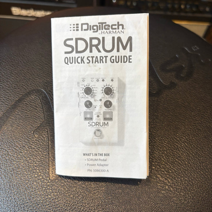 Digitech - S Drum Strummable Drum Pedal w/ Factory Box & User Guide - USED