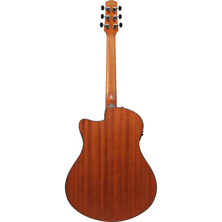 Ibanez AAM50CECRO Acoustic/Electric Guitar - Coral Red Burst Open Pore Top, Natural Open Pore Back and Sides