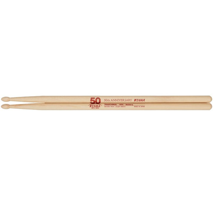 Tama 50th Anniversary Limited Edition Hickory Drumsticks (5A)