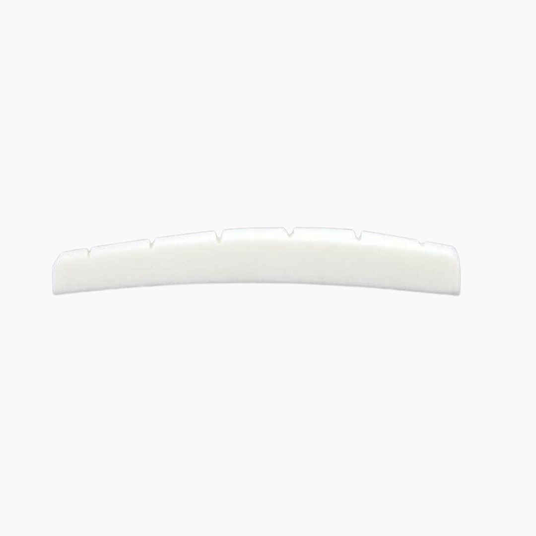Allparts BN-0206 Radiused Slotted Bone Nut for Fender® Guitars Bleached