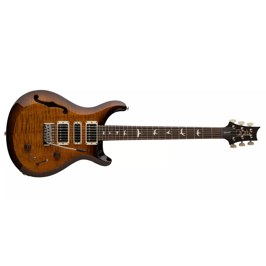 PRS S2 Special Semi-Hollow Electric Guitar (Black Amber)