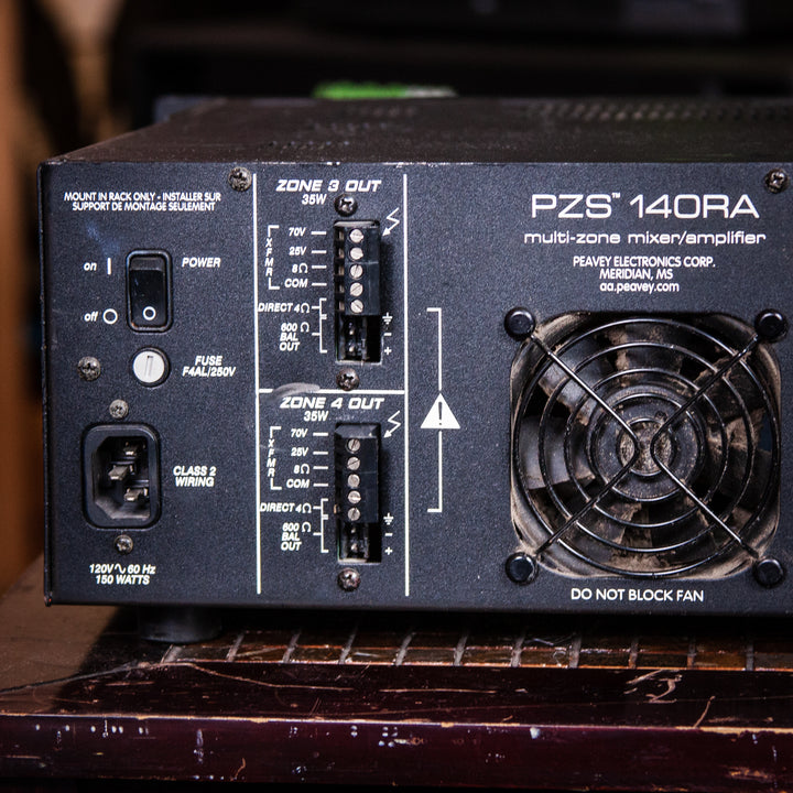 Peavey PZS 140RA Multi-zone Mixer / Amplifier (Used)
