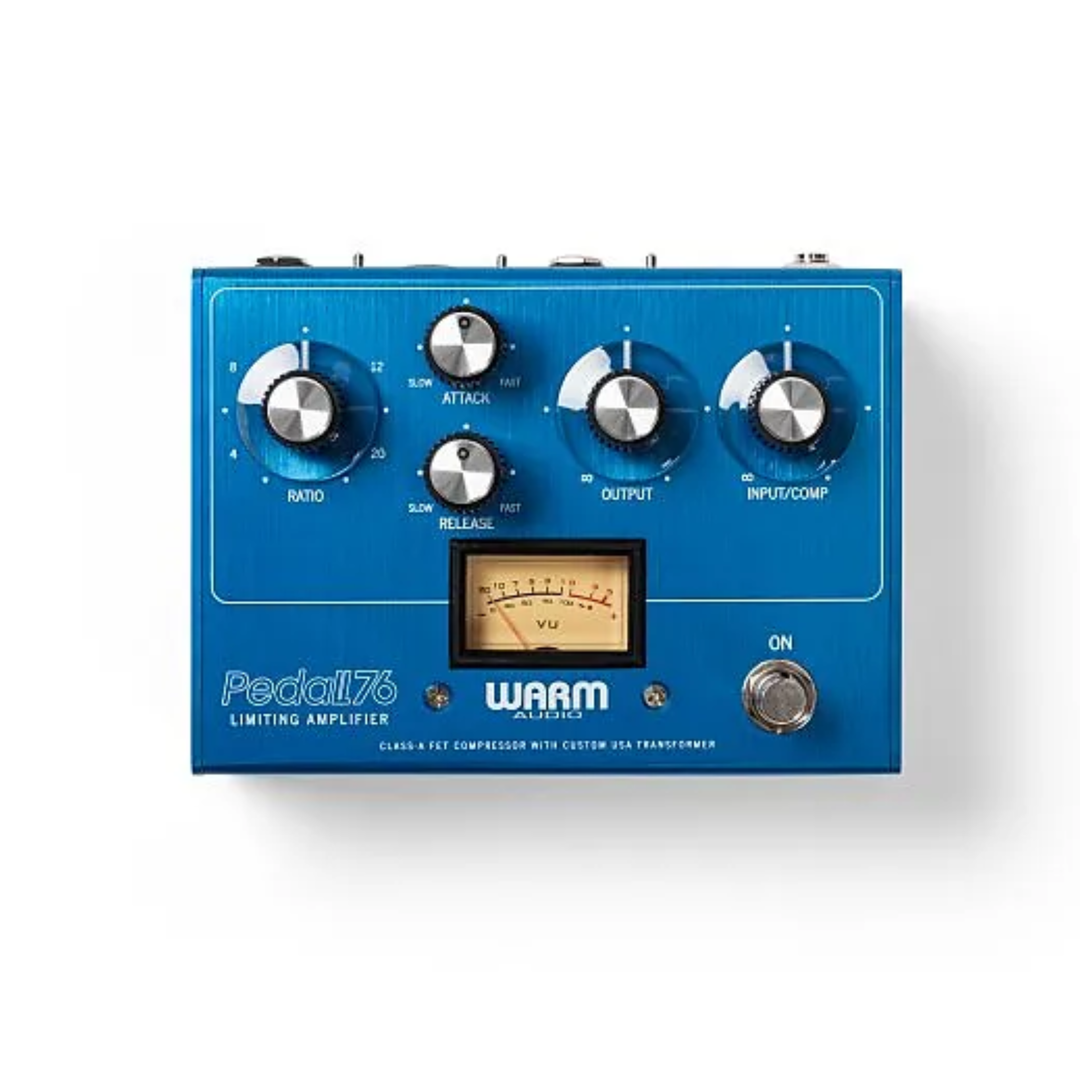 Warm Audio WA-76PB Analog Transformer-Balanced FET Compressor Pedal - Blue