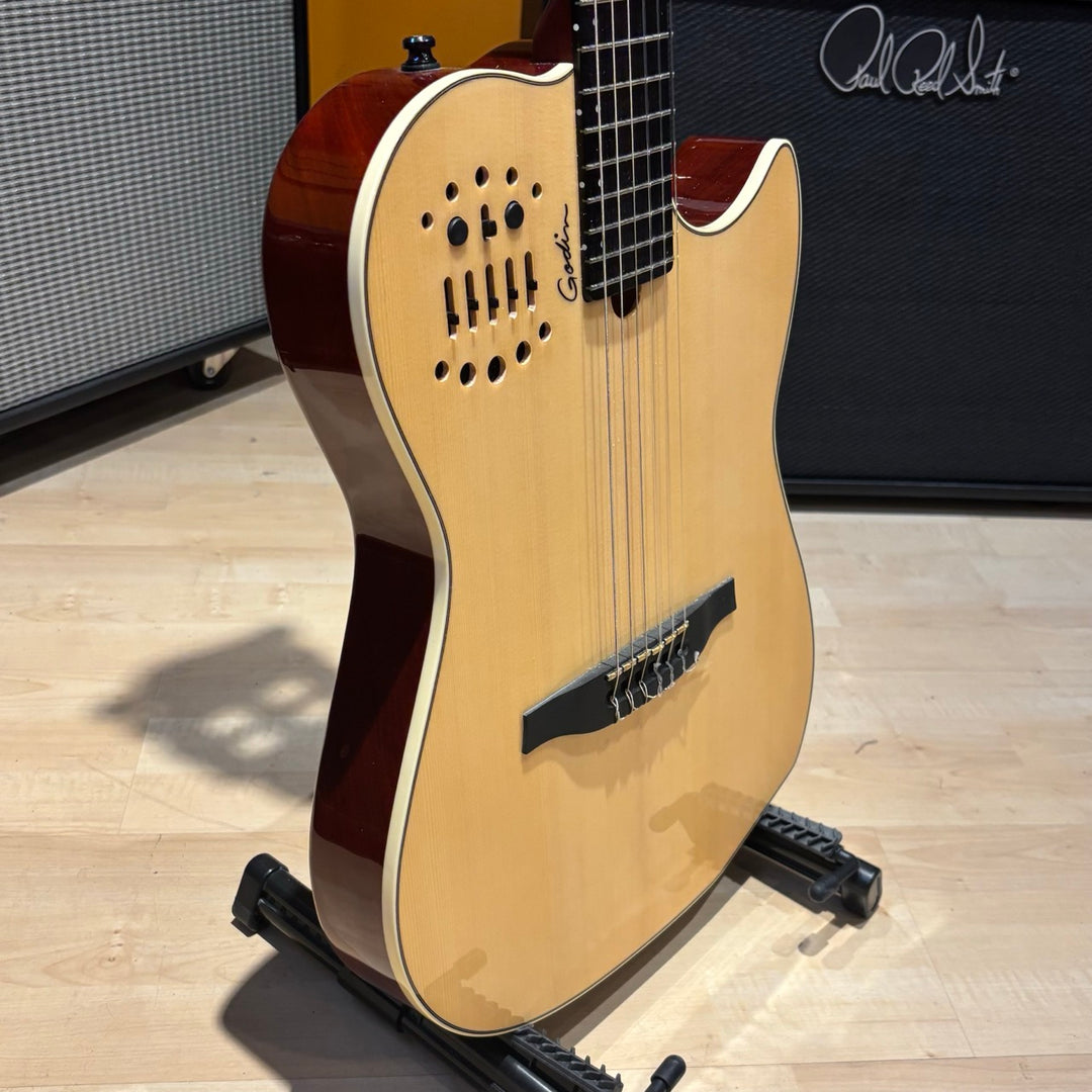 Godin - Multiac Nylon SA-AC Electric Nylon String w/ DLX Godin Bag (Natural 2018)  - USED