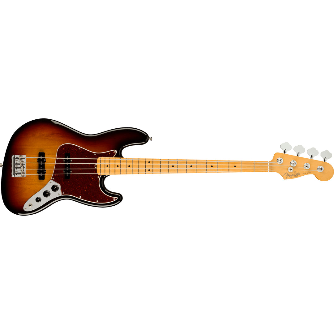 Fender American Professional II Jazz Bass (3-Color Sunburst) Electric Bass Guitar