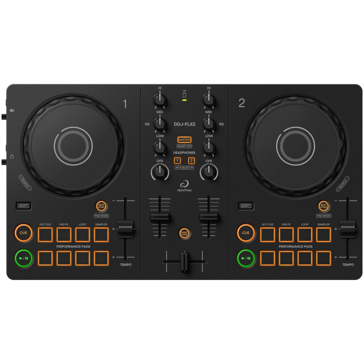 Pioneer DJ AlphaTheta DDJ-FLX2 Compact 2-Channel DJ Controller