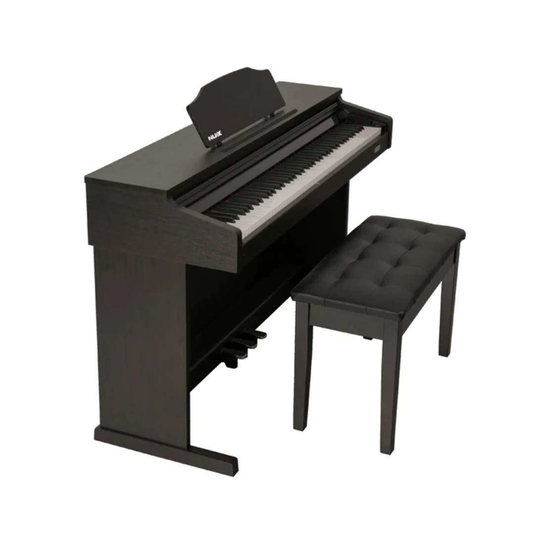 Nux WK-520 88 Key Weighted Key Digital Piano with Dynamic Curves - Black