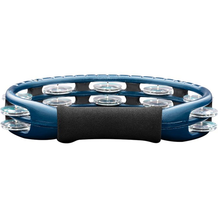 Meinl Percussion Traditional Hand Held ABS Tambourine Dual row Blue Aluminum jingles