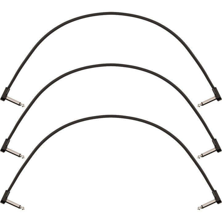 Fender Blockchain 16" Patch Cable, 3-pack, Angle/Angle