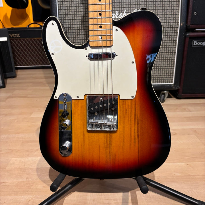 Dillon - LEFTY Tele Custom Copy-  Sunburst/ Maple ( No Case Or Bag) - USED