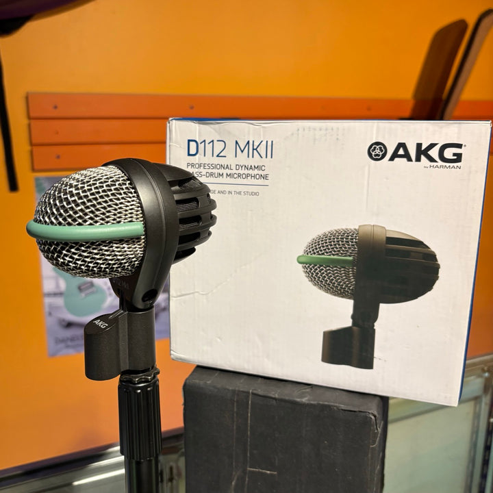 AKG - D112 MKII Kick Drum Microphone w/ Factory Box - USED