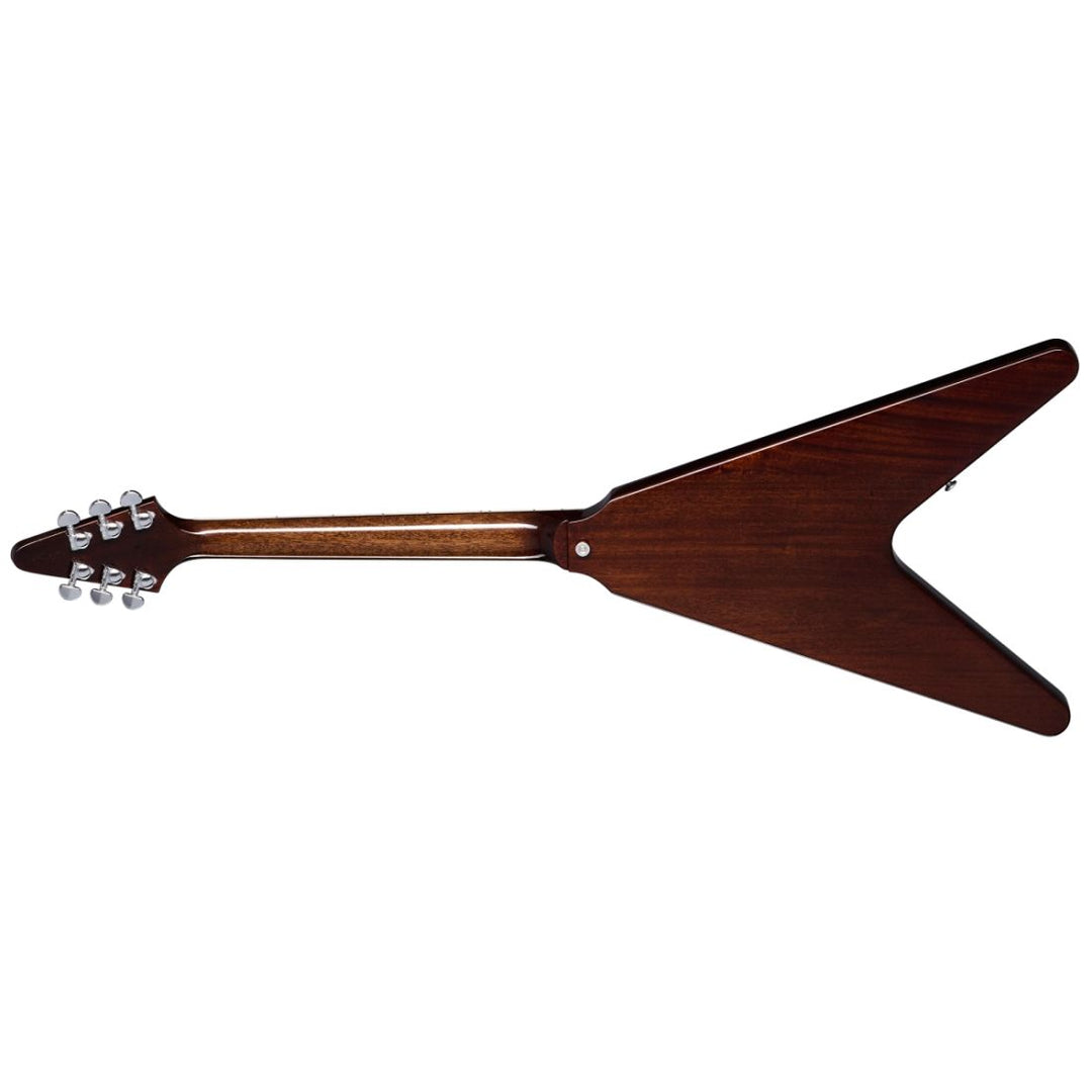 Gibson 70s Flying V Electric Guitar with Case - Dark Walnut