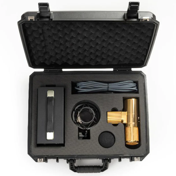Warm Audio WA-8000G Limited Edition Tube condenser microphone in Gold Finish