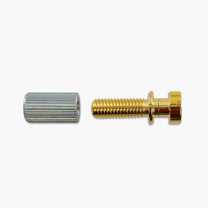 Allparts GB-3346-M02 Advanced Plating Locking Studs & Anchors - Metric, Gold