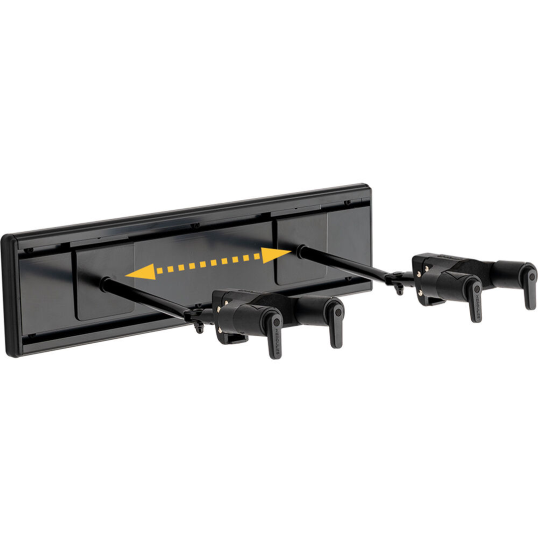 Hercules GSP403SB 3-Guitar Wall Rack