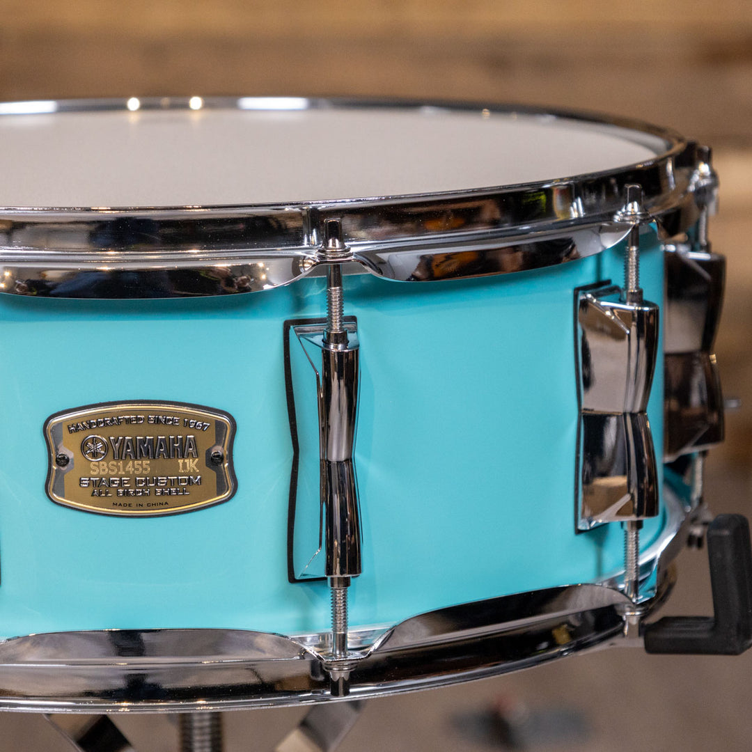 Yamaha SBS1455 - Stage Custom Birch 14x5.5 Snare Drum - MSG Matte Surf Green
