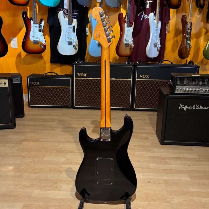 Squire - CV '70's Strat HSS w/ DiMarzio DP-100 Bridge P-up Up Grade & Gig Bag (Black-2023) - USED