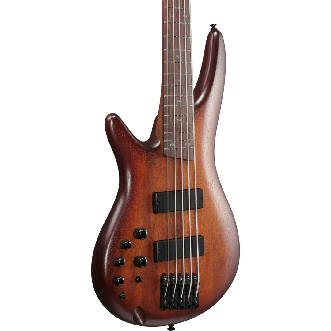 Ibanez SR505ALMHL SR Standard 5 Strings Left-Handed Electric Bass (Mahogany Brown Burst Low Gloss)