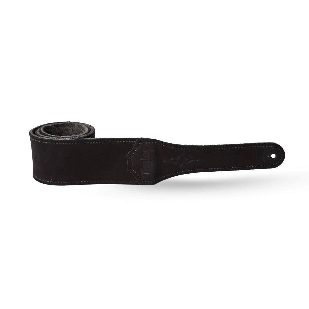 Taylor Guitars 2.5'' Gemstone Strap, Sanded Leather - Black